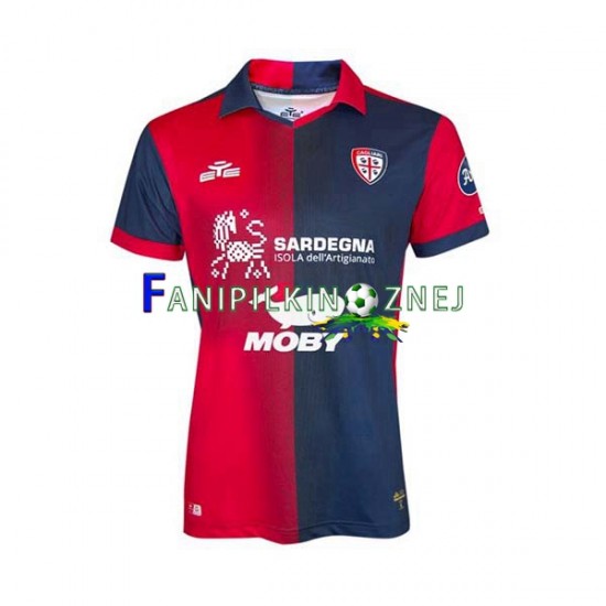 Koszulka Cagliari 2023-2024 Domowa Krótkie Rękawy ,Męska Koszulka Cagliari 2023-2024 Domowa Krótkie Rękawy ,Męska