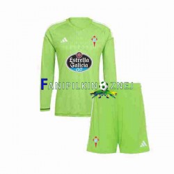 Koszulka Celta de Vigo Bramkarska 2023-2024 Domowa Długie Rękawy ,Dziecięca