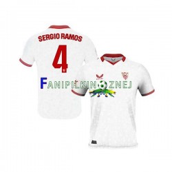 Koszulka Sevilla FC Sergio Ramos 4 2023-2024 Domowa Krótkie Rękawy ,Męska