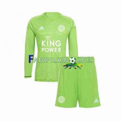 Koszulka Leicester City Bramkarska 2023-2024 Wyjazdowa Długie Rękawy ,Dziecięca
