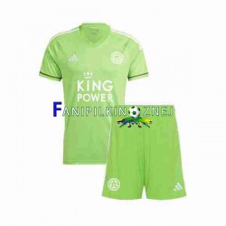 Koszulka Leicester City Bramkarska 2023-2024 Wyjazdowa Krótkie Rękawy ,Dziecięca