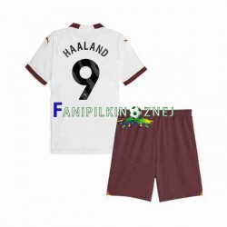 Koszulka Manchester City Erling Haaland 9 2023-2024 Wyjazdowa Krótkie Rękawy ,Dziecięca