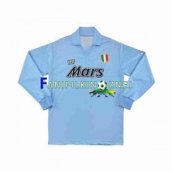 Koszulka Napoli 1990 1991 Retro Domowa Długie Rękawy ,Męska