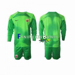 Koszulka Reprezentacji Norwegii Bramkarska 2022 Domowa Długie Rękawy ,Dziecięca