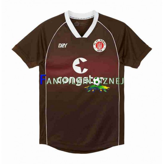 Koszulka St Pauli 2023-2024 Domowa Krótkie Rękawy ,Męska Koszulka St Pauli 2023-2024 Domowa Krótkie Rękawy ,Męska