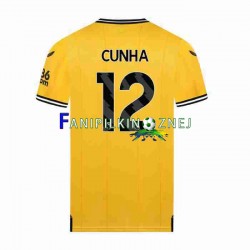 Koszulka Wolverhampton Wanderers CUNHA 12 2023-2024 Domowa Krótkie Rękawy ,Męska