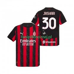 Koszulka AC Milan Ardon Jashari 30 2025-2026 Domowa Krótkie Rękawy ,Męska