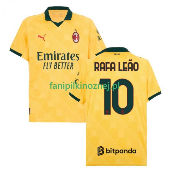 Koszulka AC Milan Rafael Leao 10 2025-2026 Trzeci Krótkie Rękawy ,Męska