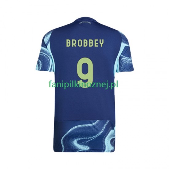 Koszulka AFC Ajax Brian Brobbey 9 2025-2026 Wyjazdowa Krótkie Rękawy ,Męska