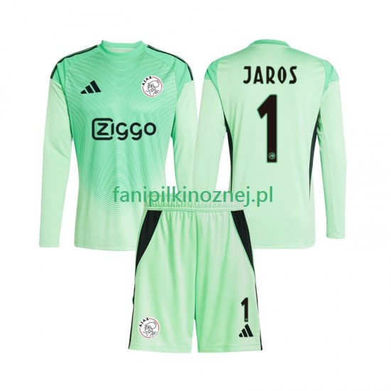 Koszulka AFC Ajax Vitezslav Jaros 1 Bramkarska 2025-2026 Domowa Długie Rękawy ,Dziecięca