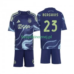 Koszulka AFC Ajax Steven Berghuis 23 2025-2026 Wyjazdowa Krótkie Rękawy ,Dziecięca
