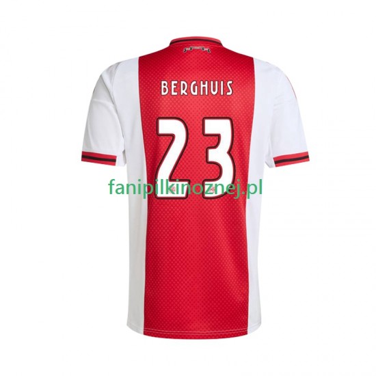 Koszulka AFC Ajax Steven Berghuis 23 2025-2026 Domowa Krótkie Rękawy ,Męska