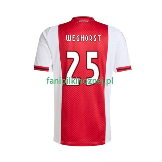 Koszulka AFC Ajax Wout Weghorst 25 2025-2026 Domowa Krótkie Rękawy ,Męska