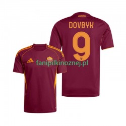 Koszulka AS Roma Artem Dovbyk 9 2025-2026 Domowa Krótkie Rękawy ,Męska