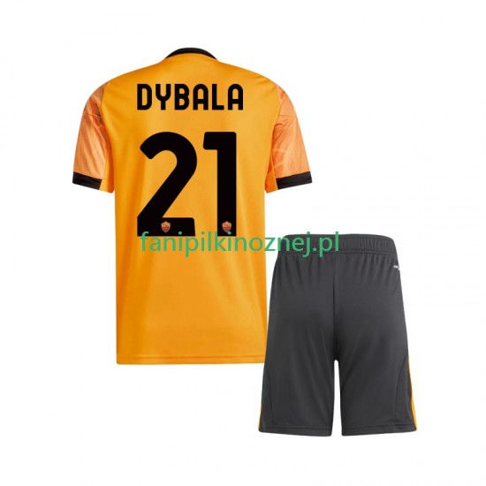 Koszulka AS Roma Dybala 21 2025-2026 Wyjazdowa Krótkie Rękawy ,Dziecięca