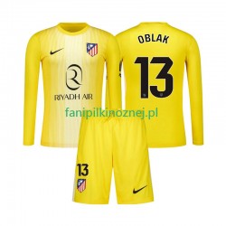 Koszulka Atlético Madryt Jan Oblak 13 Bramkarska 2025-2026 Domowa Długie Rękawy ,Dziecięca