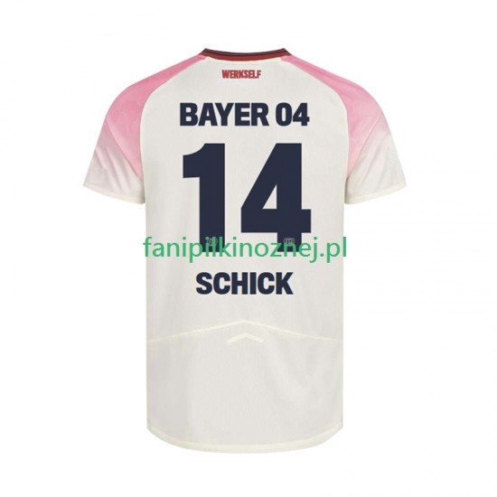 Koszulka Bayer 04 Leverkusen Patrik Schick 14 2025-2026 Wyjazdowa Krótkie Rękawy ,Męska