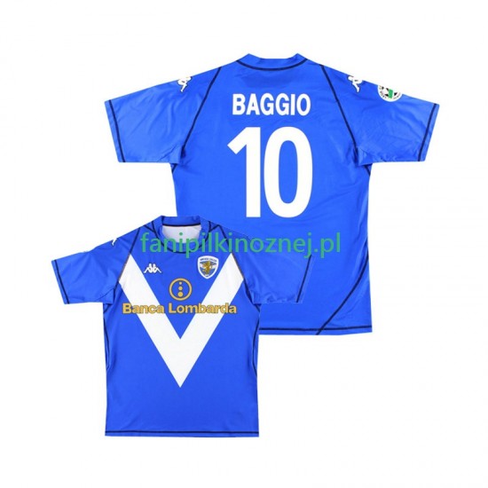 Koszulka Brescia Calcio Baggio 10 2003 Retro 2004 Domowa Krótkie Rękawy ,Męska