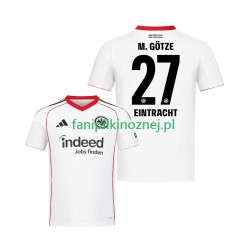 Koszulka Eintracht Frankfurt Mario Gotze 27 2025-2026 Wyjazdowa Krótkie Rękawy ,Męska