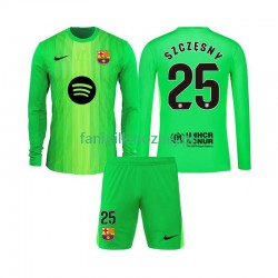 Koszulka FC Barcelona Szczesny 25 Bramkarska 2025-2026 Domowa Długie Rękawy ,Dziecięca