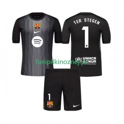 Koszulka FC Barcelona Ter Stegen 1 Bramkarska 2025-2026 Trzeci Krótkie Rękawy ,Dziecięca