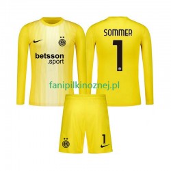 Koszulka Inter Mediolan Yann Sommer 1 Bramkarska 2025-2026 Wyjazdowa Długie Rękawy ,Dziecięca
