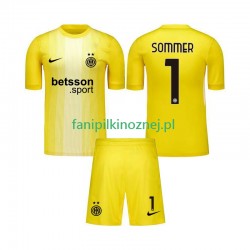 Koszulka Inter Mediolan Yann Sommer 1 Bramkarska 2025-2026 Wyjazdowa Krótkie Rękawy ,Dziecięca