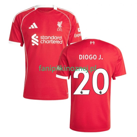 Koszulka Liverpool Diogo Jota 20 2025-2026 Domowa Krótkie Rękawy ,Męska