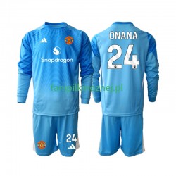 Koszulka Manchester United Andre Onana 24 Bramkarska 2025-2026 Domowa Długie Rękawy ,Dziecięca