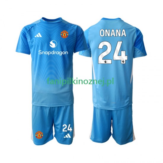 Koszulka Manchester United Andre Onana 24 Bramkarska 2025-2026 Domowa Krótkie Rękawy ,Dziecięca