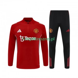 Manchester United Czerwony Komplet Bluzy Treningowe 2025-2026