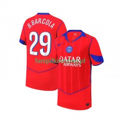 Koszulka Paris Saint-Germain Bradley Barcola 29 2025-2026 Trzeci Krótkie Rękawy ,Męska