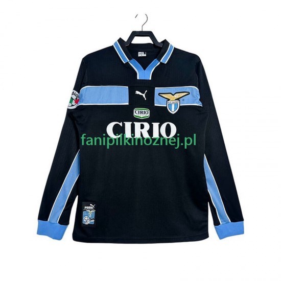 Koszulka SS Lazio Retro 1998 1999 Wyjazdowa Długie Rękawy ,Męska