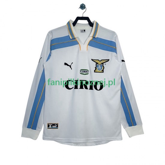 Koszulka SS Lazio 2000 Retro 1999 Wyjazdowa Długie Rękawy ,Męska