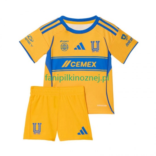 Koszulka Tigres UANL 2025-2026 Domowa Krótkie Rękawy ,Dziecięca