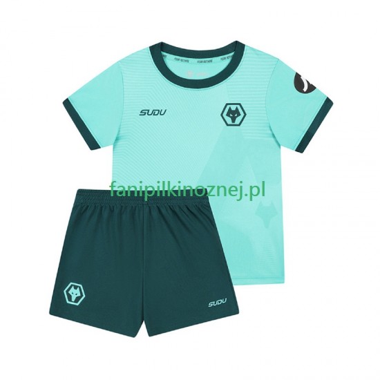 Koszulka Wolverhampton Wanderers 2025-2026 Wyjazdowa Krótkie Rękawy ,Dziecięca