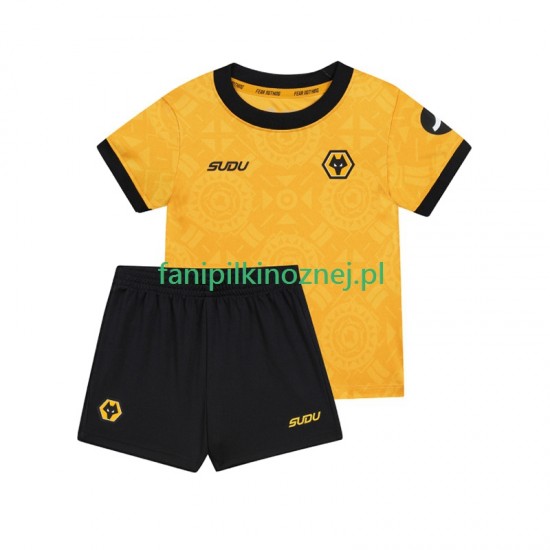 Koszulka Wolverhampton Wanderers 2025-2026 Domowa Krótkie Rękawy ,Dziecięca