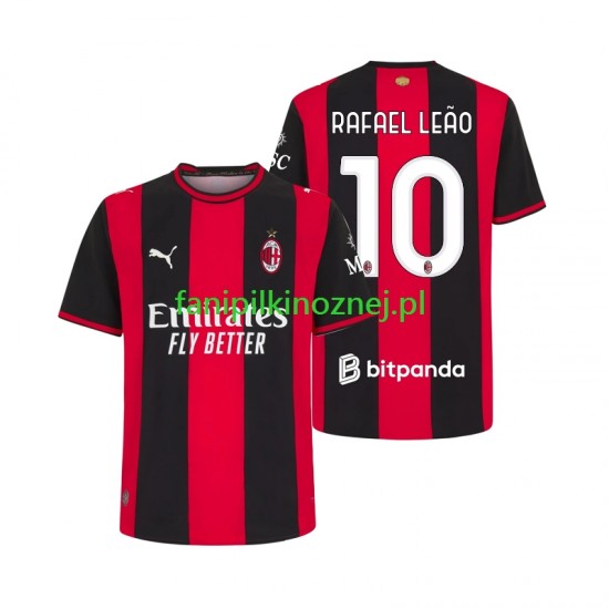 Koszulka AC Milan Rafael Leao 10 2026-2027 Domowa Krótkie Rękawy ,Męska Koszulka AC Milan Rafael Leao 10 2026-2027 Domowa Krótkie Rękawy ,Męska