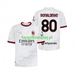 Koszulka AC Milan Ronaldinho 80 2026-2027 Wyjazdowa Krótkie Rękawy ,Męska Koszulka AC Milan Ronaldinho 80 2026-2027 Wyjazdowa Krótkie Rękawy ,Męska