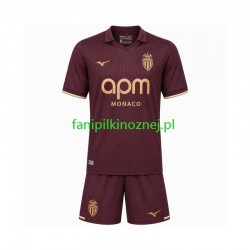Koszulka AS Monaco 2026-2027 Wyjazdowa Krótkie Rękawy ,Dziecięca