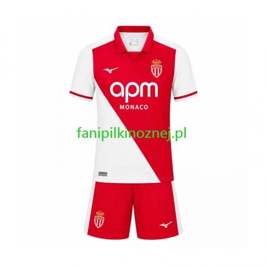 Koszulka AS Monaco 2026-2027 Domowa Krótkie Rękawy ,Dziecięca Koszulka AS Monaco 2026-2027 Domowa Krótkie Rękawy ,Dziecięca