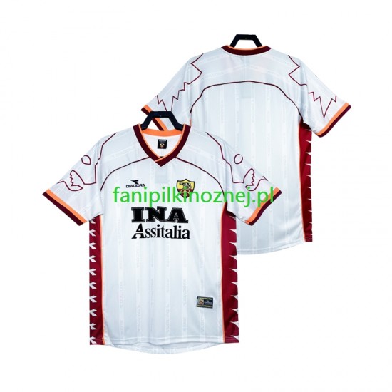 Koszulka AS Roma 2000 Retro 1999 Wyjazdowa Krótkie Rękawy ,Męska Koszulka AS Roma 2000 Retro 1999 Wyjazdowa Krótkie Rękawy ,Męska