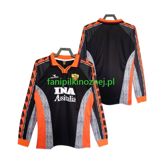 Koszulka AS Roma Retro 1998 1999 Trzeci Długie Rękawy ,Męska