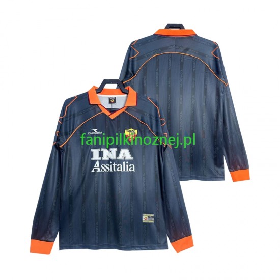 Koszulka AS Roma 2000 Retro 1999 Trzeci Długie Rękawy ,Męska
