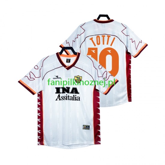 Koszulka AS Roma Totti 10 2000 Retro 1999 Wyjazdowa Krótkie Rękawy ,Męska Koszulka AS Roma Totti 10 2000 Retro 1999 Wyjazdowa Krótkie Rękawy ,Męska