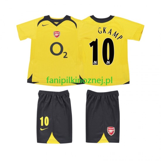 Koszulka Arsenal BERGKAMP 10 2005 Retro 2006 Wyjazdowa Krótkie Rękawy ,Dziecięca
