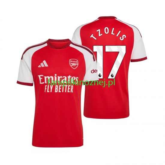 Koszulka Arsenal Christos Tzolis 17 2026-2027 Domowa Krótkie Rękawy ,Męska Koszulka Arsenal Christos Tzolis 17 2026-2027 Domowa Krótkie Rękawy ,Męska