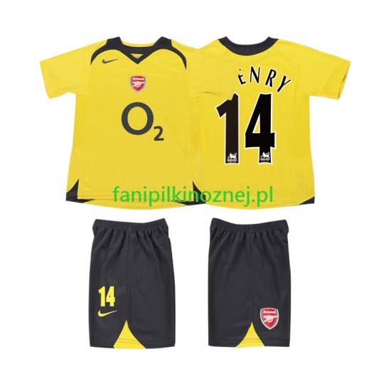 Koszulka Arsenal Thierry Henry 14 2005 Retro 2006 Wyjazdowa Krótkie Rękawy ,Dziecięca