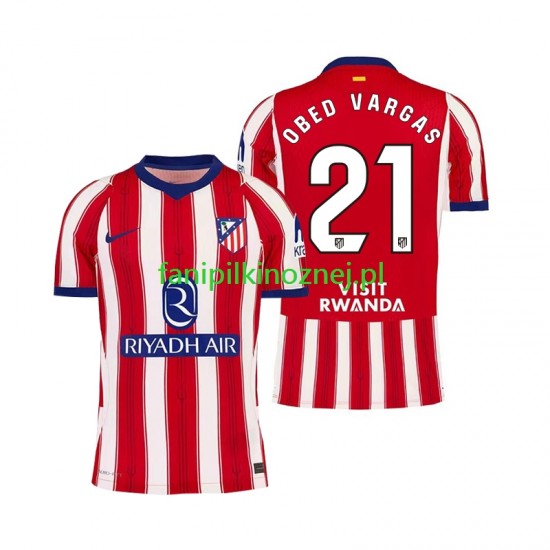 Koszulka Atlético Madryt Obed Vargas 21 2026-2027 Domowa Krótkie Rękawy ,Męska