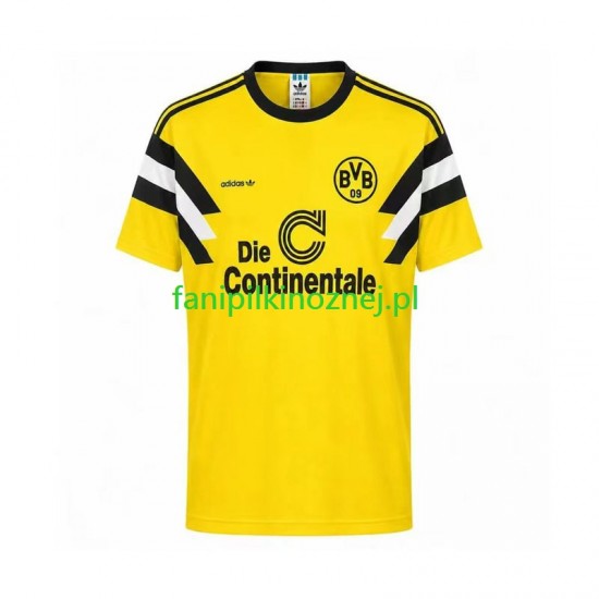 Koszulka Borussia Dortmund 1989 Retro Domowa Krótkie Rękawy ,Męska Koszulka Borussia Dortmund 1989 Retro Domowa Krótkie Rękawy ,Męska
